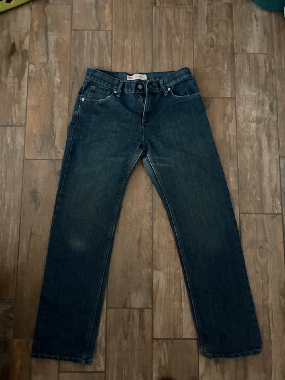 Dark Blue Straight-Leg Levi’s